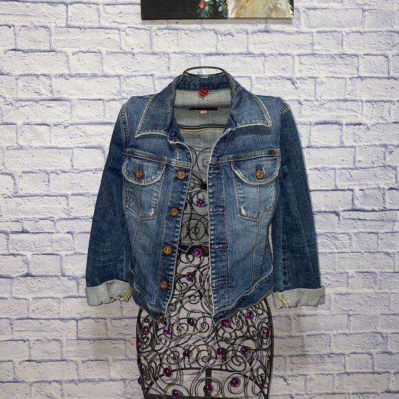 AG Adriano Goldschmied The Alamo Denim Jacket Size xs - Picture 2 of 13